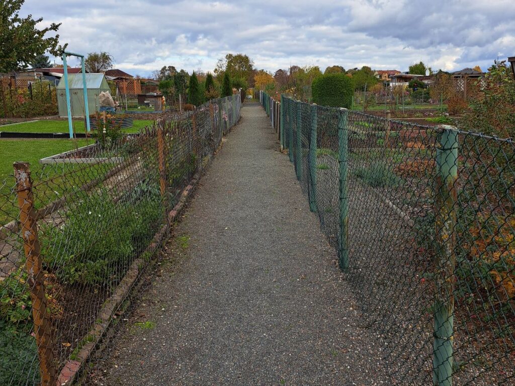 Eindrücke von der Kleingartenanlage vom Gartenrundwanderweg Altenburg
