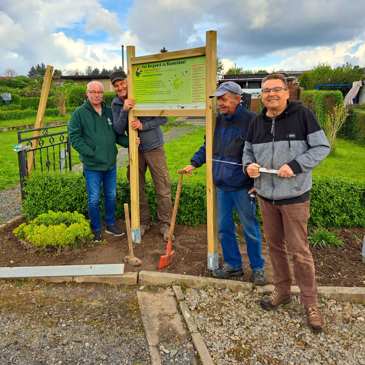 Stationen vom Gartenrundwanderweg Altenburg