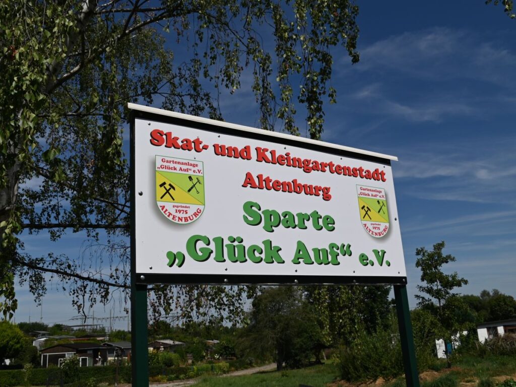 Eindrücke von der Kleingartenanlage vom Gartenrundwanderweg Altenburg