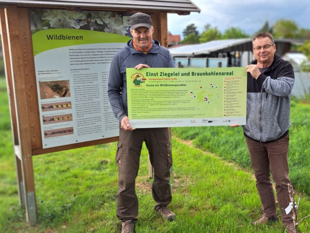 Eindrücke von der Kleingartenanlage vom Gartenrundwanderweg Altenburg
