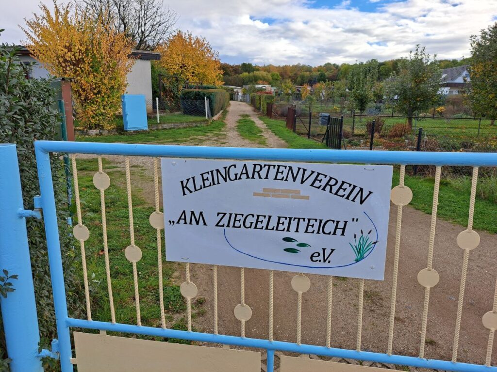 Eindrücke von der Kleingartenanlage vom Gartenrundwanderweg Altenburg
